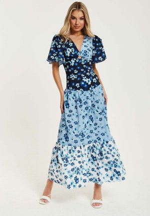 Liquorish FLORAL PRINT MIDI IN - Maxi dress - multi coloured