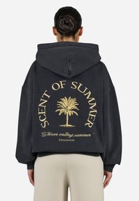 Pegador - LURIN OVERSIZED HOODIE - Sweatshirt - vintage black Thumbnail Image 1