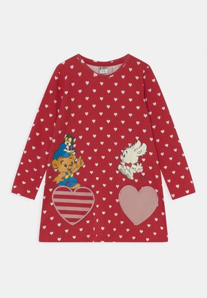 LONG BAMSE HEARTPOCKETS - Vestito di maglina - red