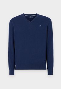 V NECK - Vesta - ink blue