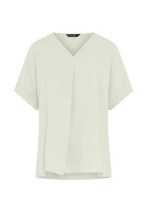 Evans, PLUS SIZE SHORT SLEEVE TOPS - Bluse - ivory