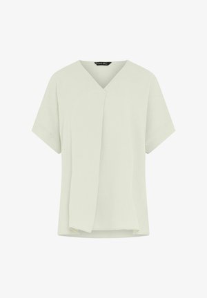 Evans, PLUS SIZE SHORT SLEEVE TOPS - Blusa - ivory