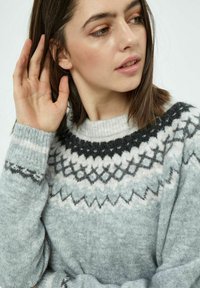 Desires Pulover - m light grey melange