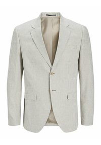 JACK & JONES Heren Jprriviera Linnen Broek Sn Suit Broek, Beige/Pasvorm: Slim Fit, W46, Beige, 56