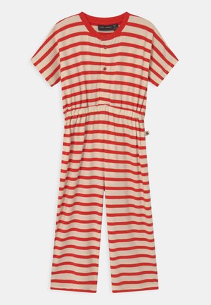 STRIPE ONESIE - Combinaison - red