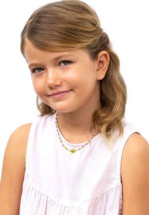 BASIC SMILING FACE - Necklace - violett