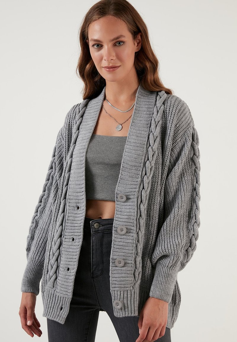 LELA Kardigán - grey