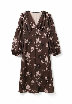 Noella, N-LILITH - Denní šaty - dena burgundy print