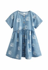 Next REGULAR FIT - Skjortklänning - blue denim flower print