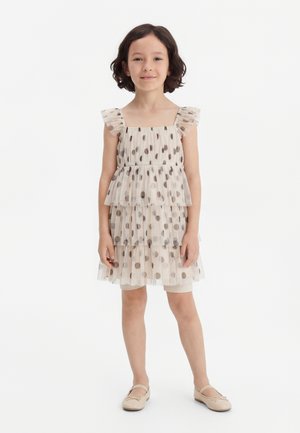 Anaya with love TIERED SPOT DRESS - Koktélruha / Partiruha - cream/black