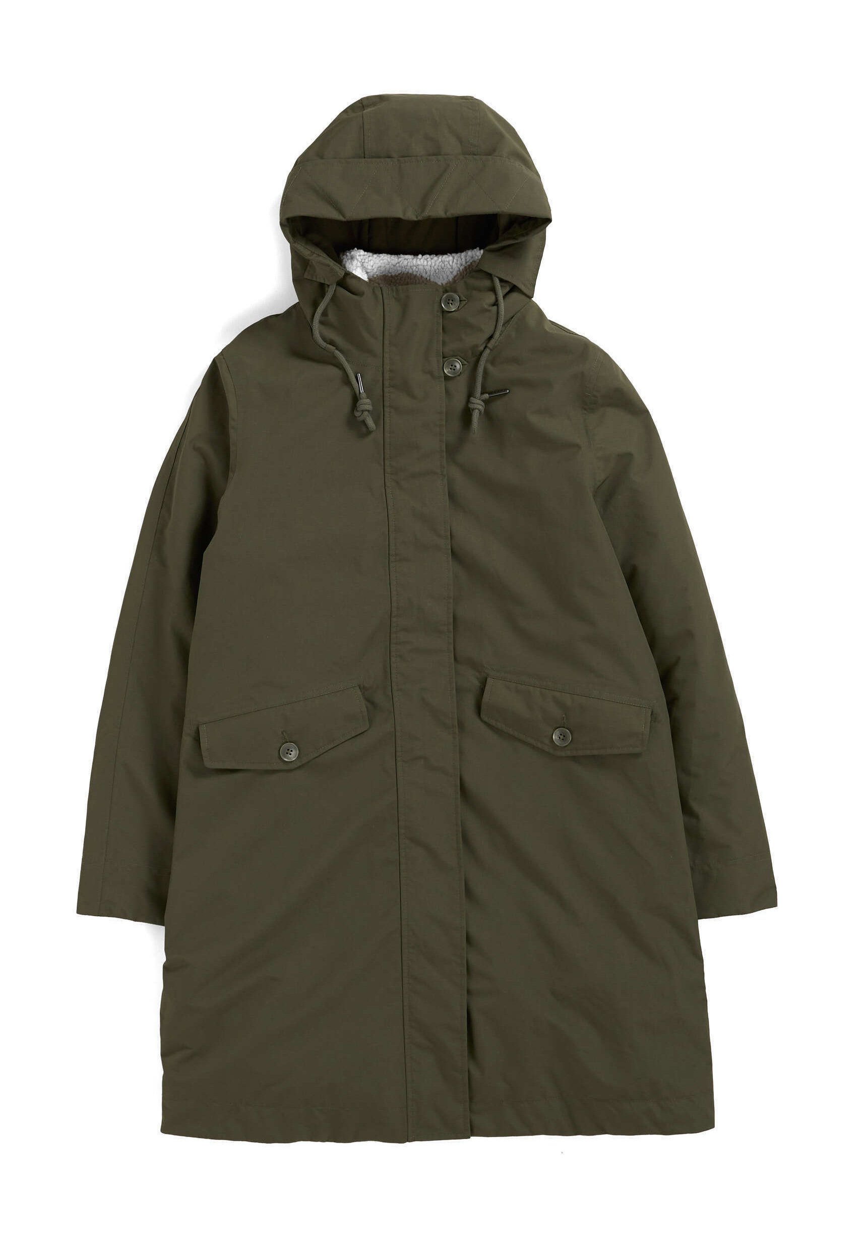 Parka Imperméable 3 En 1 Sea Salt Cornwall Holdfast - Taille 8, Kaki, Neuf Avec étiquettes