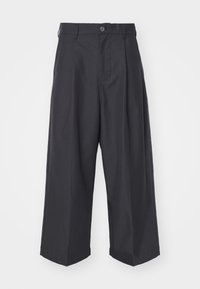 OLIVER PLEATED - Trousers - digital black
