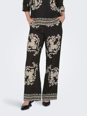 JDY, JDYMAGGIE WEITER BEINSCHNITT - Pantalon classique - black
