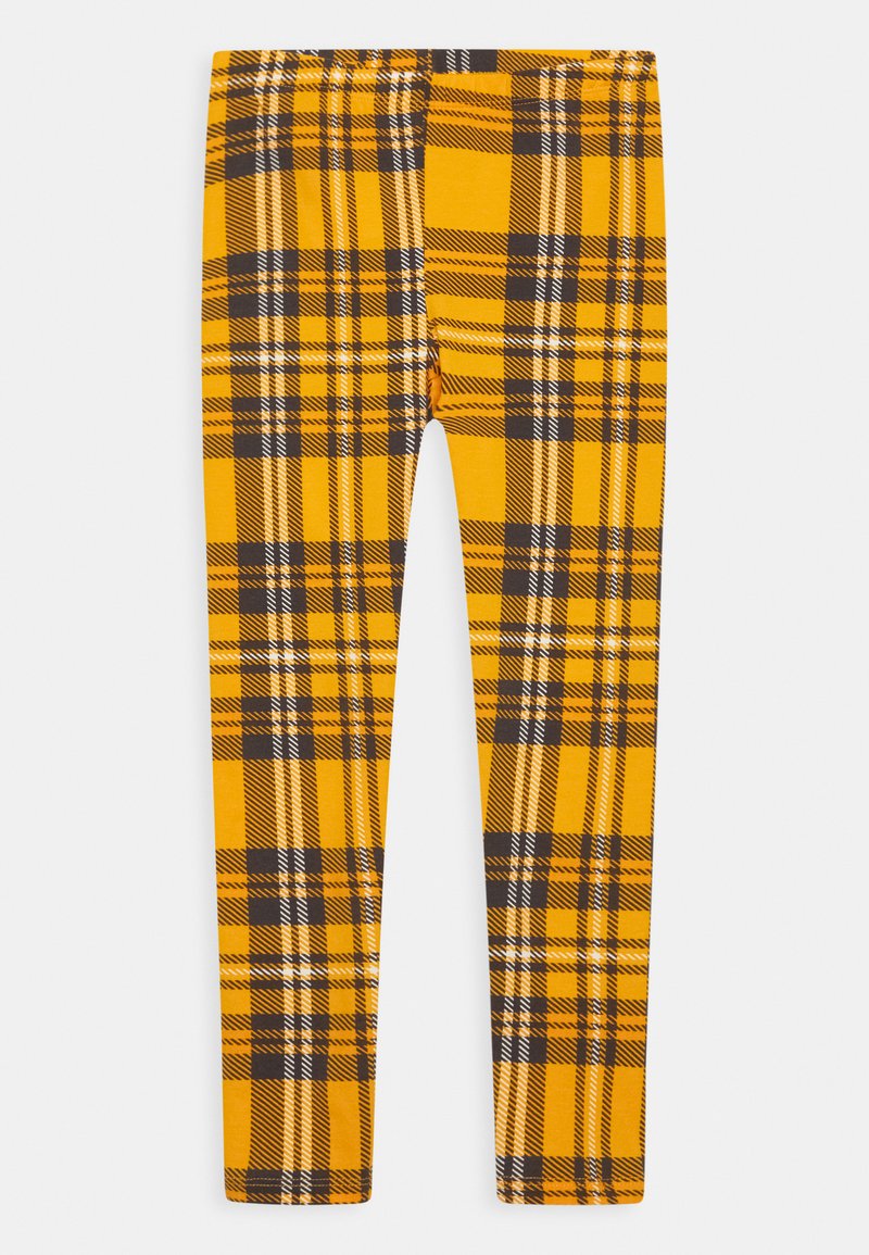 Mini Rodini CHECK  - Leggings - Calças - yellow