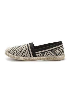 Espadrilles - beige black
