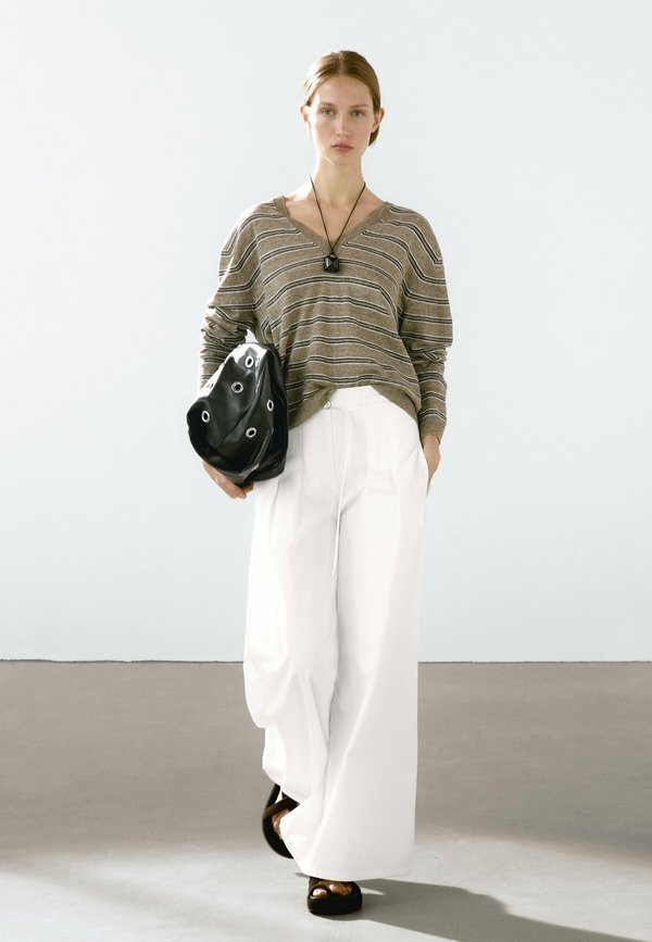 STRIPED - Jumper - BEIGE2