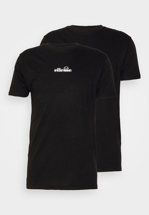 Ellesse OLLIO 2 PACK - Basic T-shirt - black