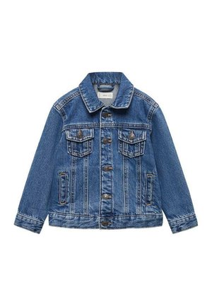 Mango Kids Denim jacket - středně modrá