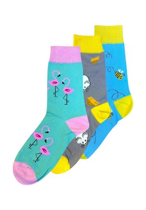 3 PACK SWAN MOUSE AND BEES - Strømper - multi coloured