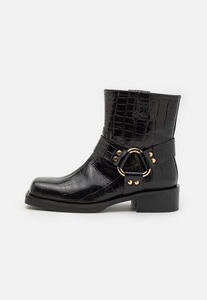 Bottines de cowboy / motard - black
