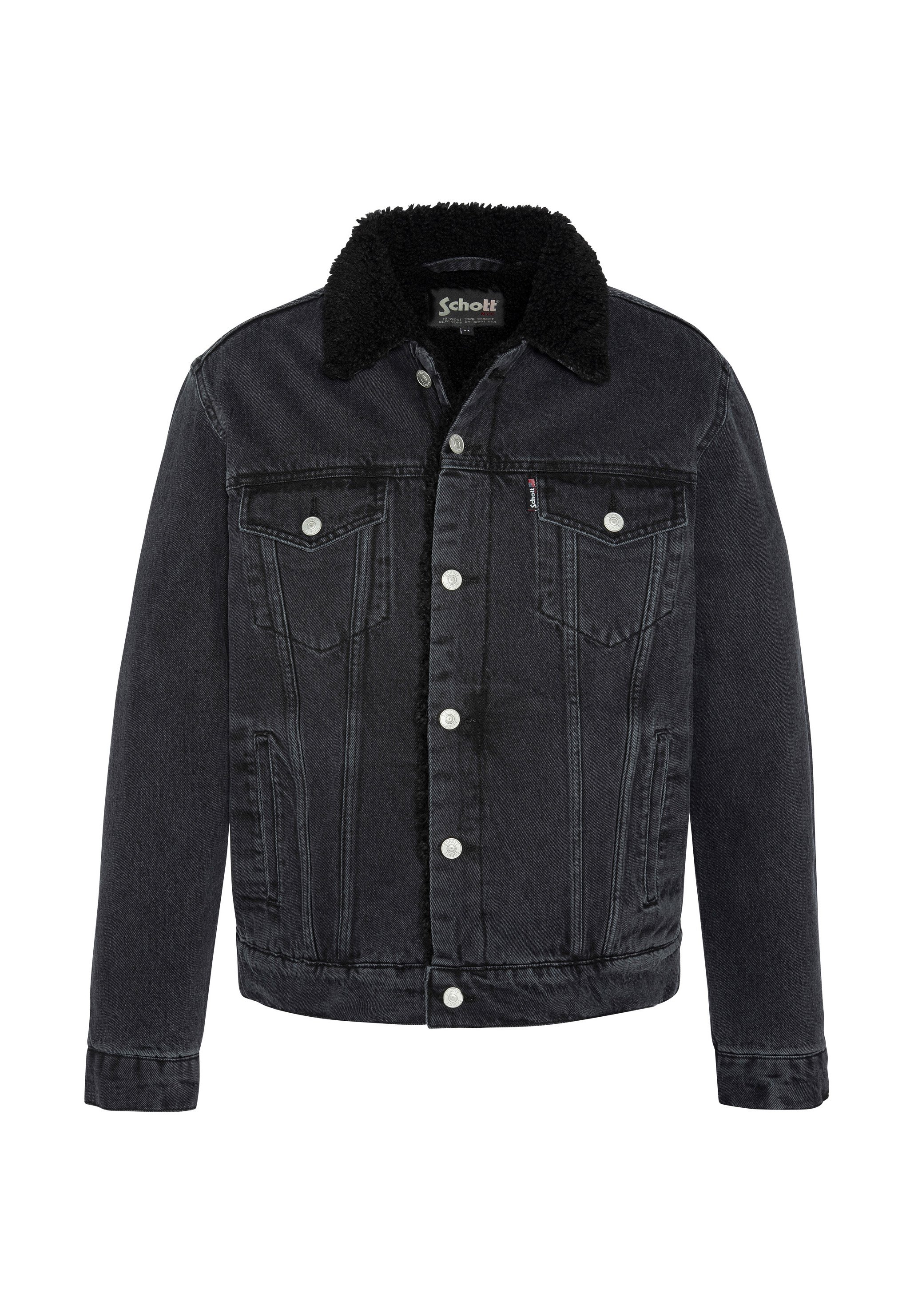 Schott TRUCK - Denim jacket - grey - Zalando
