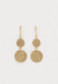 DKNY PAVE DISC DROP - Orecchini - gold-coloured/dorato DKNY PAVE DISC DROP - Orecchini - gold-coloured/dorato