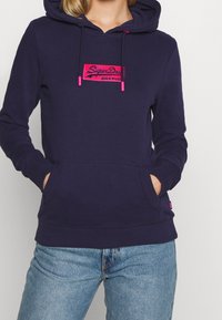 Superdry & Co Felpa con cappuccio - dark blue
