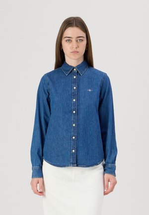 GANT REG - Button-down blouse - indigo