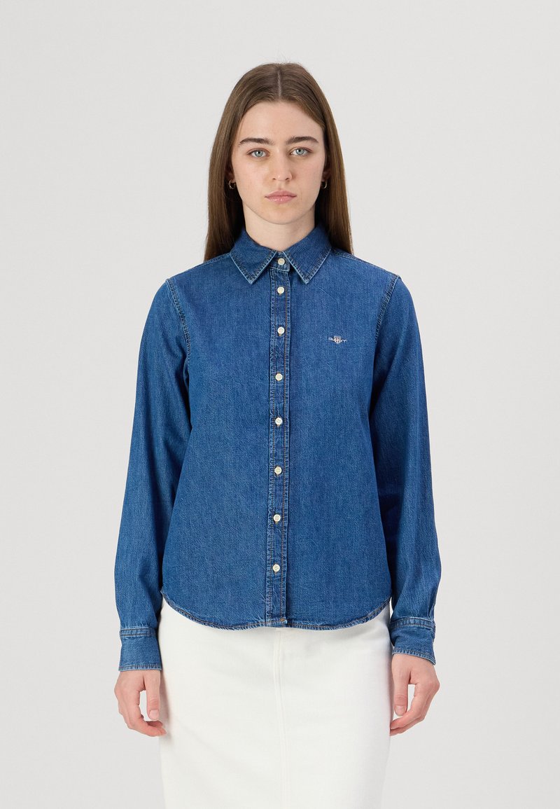 GANT REG - Košilová halenka - indigo