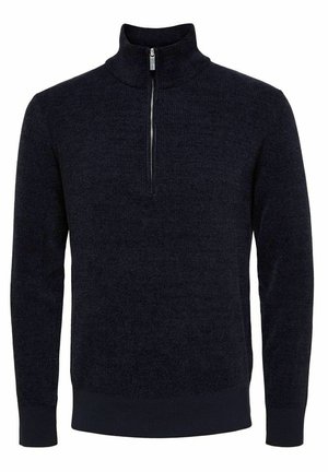 Selected Homme HIGH NECK - Pulóver - sky captain