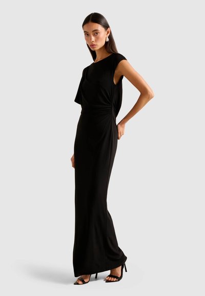 Forever New Petite LELANI PLEAT HEM MIDI DRESS - Day dress - black -  Zalando.co.uk