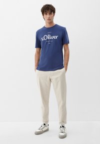 s.Oliver LOGO - T-shirt print - blue placed print