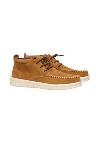 HEYDUDE WALLY NXT MID - STIEFELETTE - Stivaletti stringati - spice brown