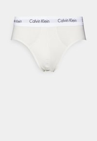 Calvin Klein Underwear HIP BRIEF 3 PACK COTTON STRETCH - Slip - dark grey/white/blue