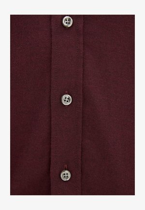 Oscar Jacobson REG FIT CUT AWAY BRUSHED - Camicia - red moon