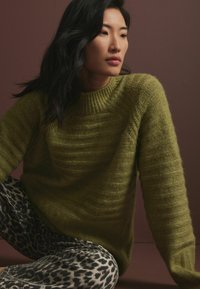 Next Strickpullover - green khaki olive