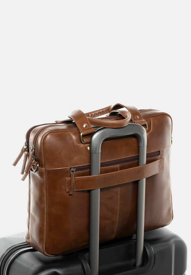 Herren Umhängetaschen | SID & VAIN Notebooktasche hellbraun/braun - BY12435 Herren Umhängetaschen | SID & VAIN Notebooktasche hellbraun/braun - BY12435