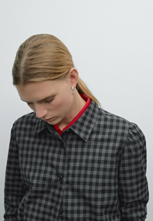 CHECK WITH ELASTIC DETAIL - Summer jacket2