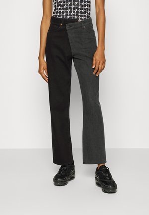 Straight leg jeans - black denim