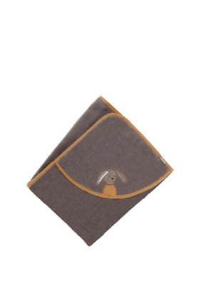 KAPUZENBADETUCH 80 X 80 CM HAPPY - Bath towel - graufarbig