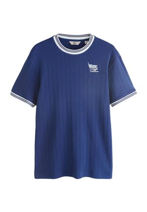 Next, REGULAR FIT - EDIT GRAPHIC RINGER  - T-shirt imprimé - blue