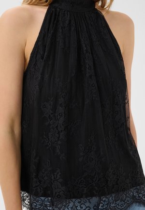 Cream, CRMIRA LACE HALTER TOP - Débardeur - pitch black