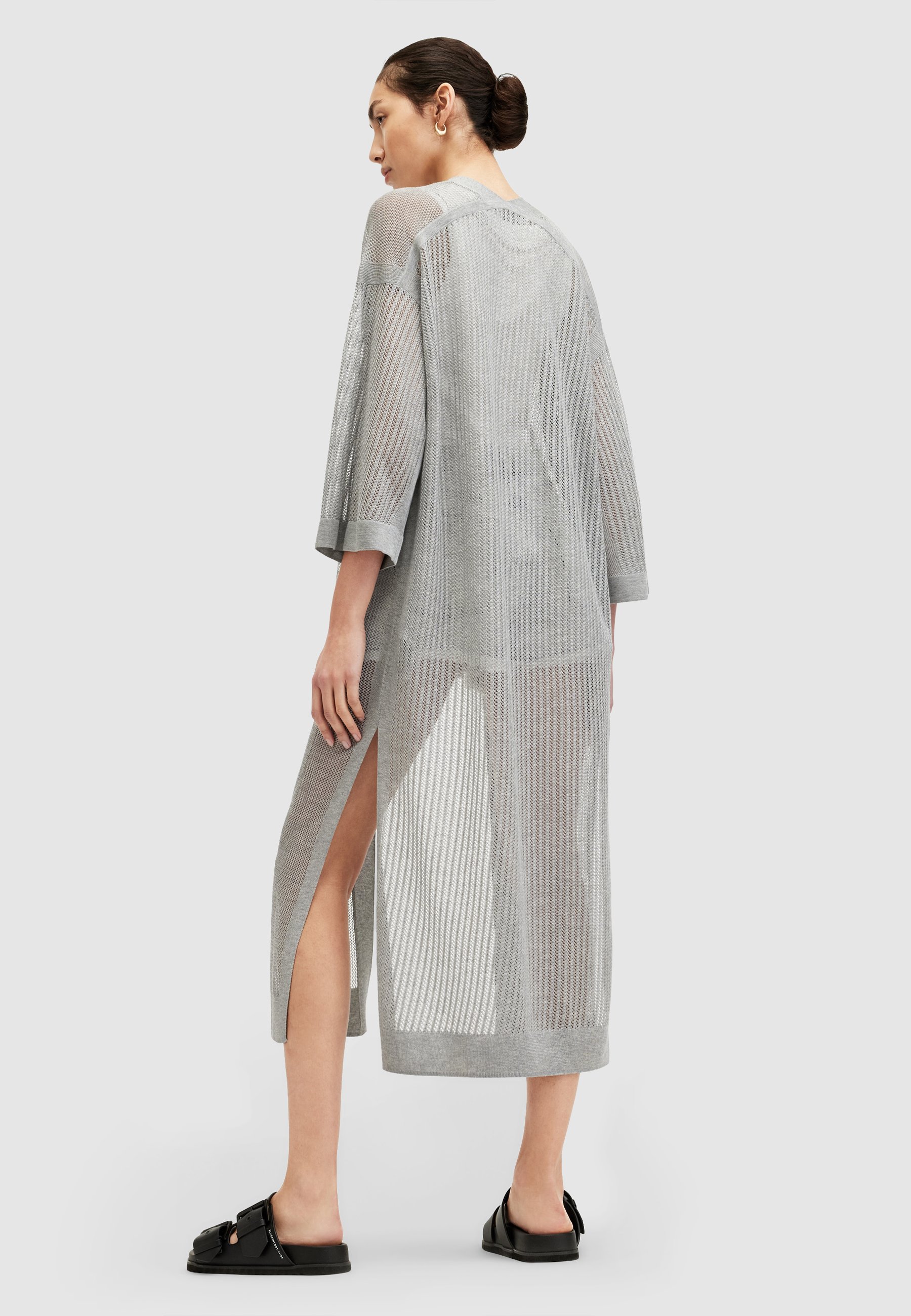 AllSaints MISHA KIMONO - Cardigan - grey - Zalando.co.uk