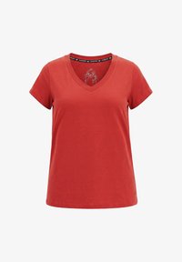 Unausgewählt, brick red