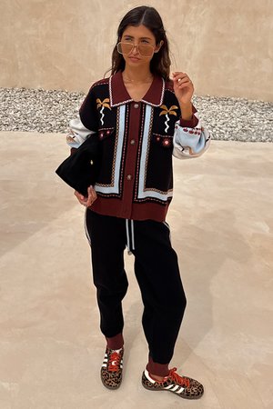 GEOMETRIC - Cardigan - mutlicolored