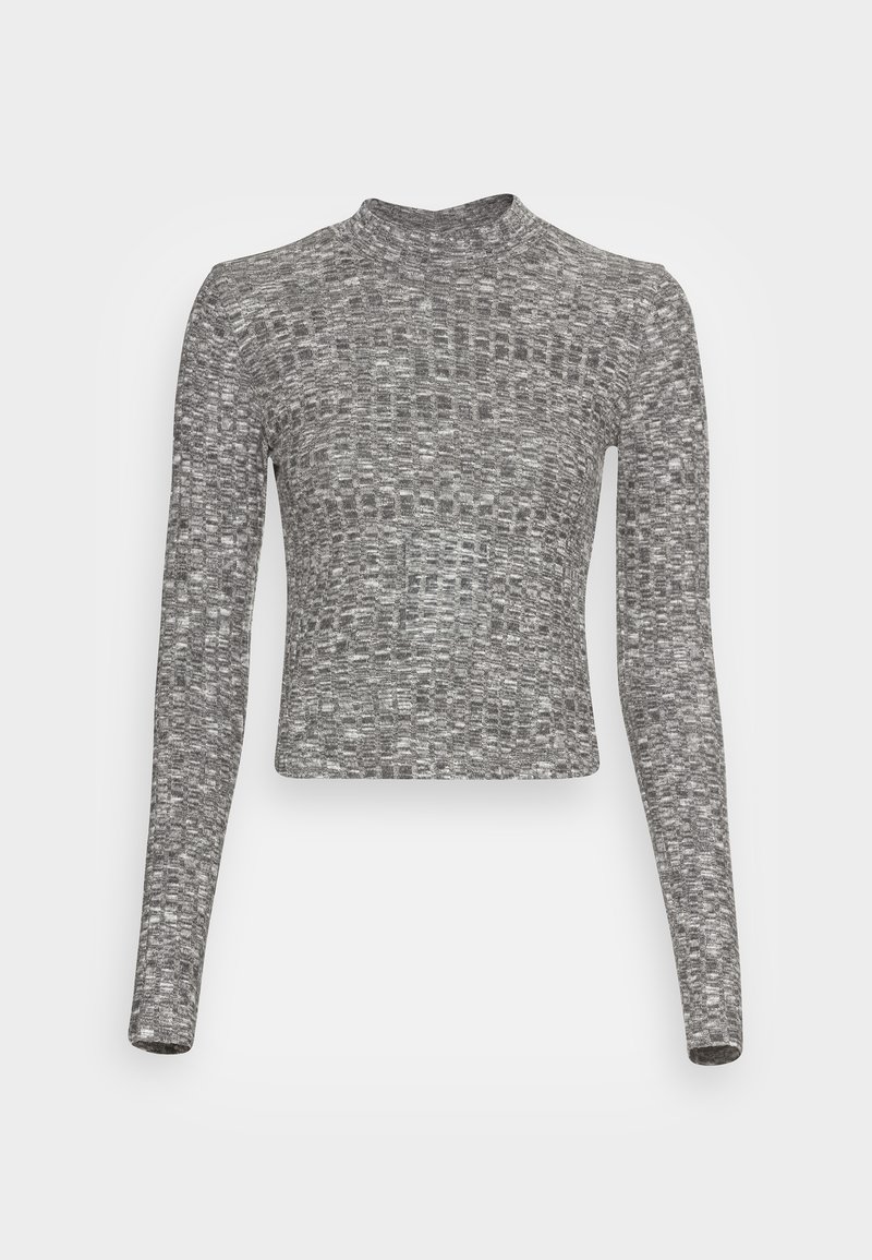 JDY Longsleeve donkergrijs gemêleerd