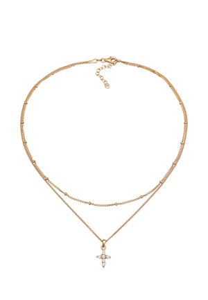 LAYER CROSS RELIGION - Ogrlica - gold-coloured