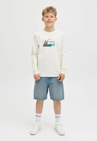 Jack & Jones Junior - LOOSE FIT JUNIOR - Kratke hlače iz džinsa - blue denim Miniaturna slika 1