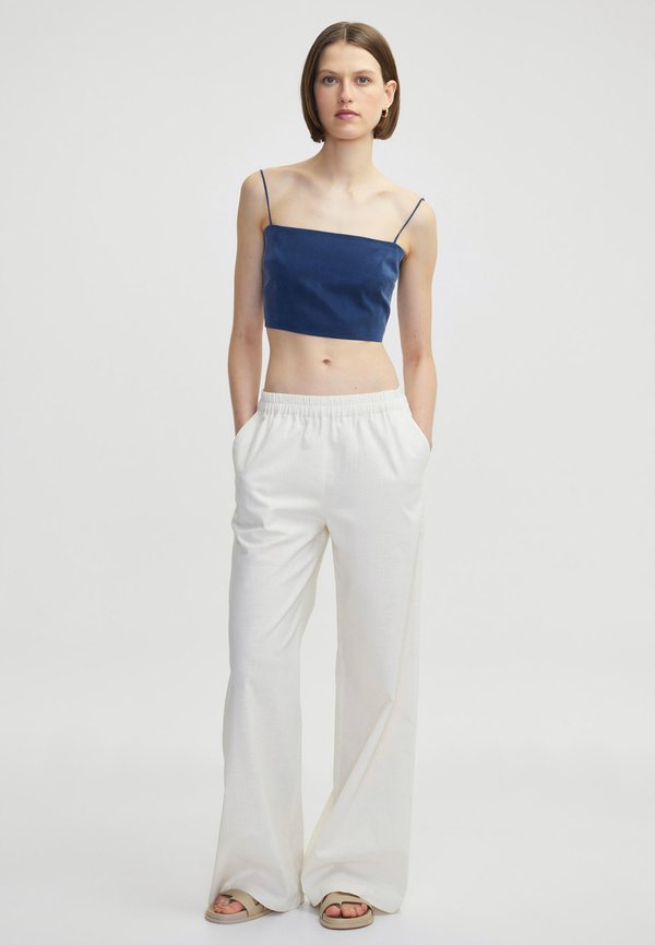 WIDE LEG FIT - Stoffhose - ecru