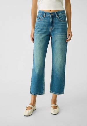 Jean droit - stone blue denim